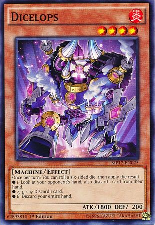 Dicelops MP17 EN025 Common 1st Edition 2017 Mega Tins 1st Edition Singles Dicelops MP17 EN025 Common 1st Edition 2017 Mega Tins 1st Edition Singles