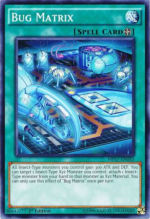 Bug Matrix MP17 EN033 Common 1st Edition 2017 Mega Tins 1st Edition Singles Bug Matrix MP17 EN033 Common 1st Edition 2017 Mega Tins 1st Edition Singles