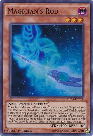 Magician s Rod MP17 EN074 Super Rare 1st Edition Magician s Rod MP17 EN074 Super Rare 1st Edition