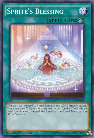 Sprite s Blessing MP17 EN156 Common 1st Edition 2017 Mega Tins 1st Edition Singles Sprite s Blessing MP17 EN156 Common 1st Edition 2017 Mega Tins 1st Edition Singles