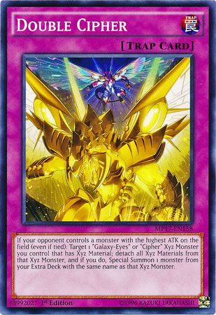 Double Cipher MP17 EN158 Common 1st Edition 2017 Mega Tins 1st Edition Singles Double Cipher MP17 EN158 Common 1st Edition 2017 Mega Tins 1st Edition Singles