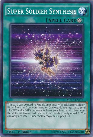 Super Soldier Synthesis MP17 EN215 Common 1st Edition 2017 Mega Tins 1st Edition Singles Super Soldier Synthesis MP17 EN215 Common 1st Edition 2017 Mega Tins 1st Edition Singles