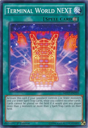 Terminal World NEXT MP17 EN219 Common 1st Edition 2017 Mega Tins 1st Edition Singles Terminal World NEXT MP17 EN219 Common 1st Edition 2017 Mega Tins 1st Edition Singles
