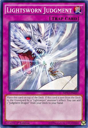 Lightsworn Judgment MP17 EN237 Common 1st Edition 2017 Mega Tins 1st Edition Singles Lightsworn Judgment MP17 EN237 Common 1st Edition 2017 Mega Tins 1st Edition Singles