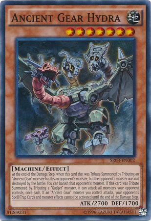 Ancient Gear Hydra SR03 EN002 Super Rare Unlimited Ancient Gear Hydra SR03 EN002 Super Rare Unlimited