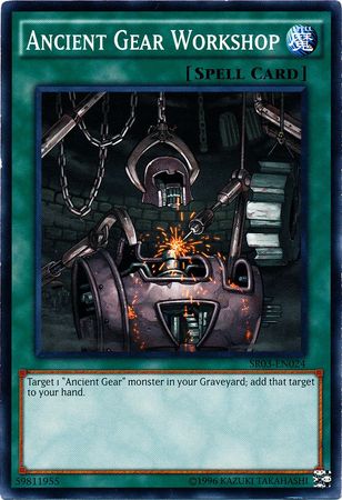 Ancient Gear Workshop SR03 EN024 Common Unlimited Structure Deck Machine Reactor Unlimited Singles Ancient Gear Workshop SR03 EN024 Common Unlimited Structure Deck Machine Reactor Unlimited Singles