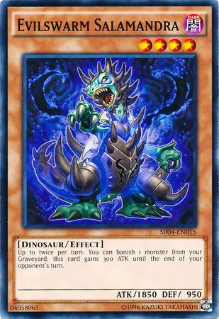 Evilswarm Salamandra SR04 EN015 Common Unlimited Structure Deck Dinosmasher s Fury Unlimited Singles Evilswarm Salamandra SR04 EN015 Common Unlimited Structure Deck Dinosmasher s Fury Unlimited Singles