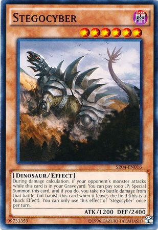 Stegocyber SR04 EN016 Common Unlimited Structure Deck Dinosmasher s Fury Unlimited Singles Stegocyber SR04 EN016 Common Unlimited Structure Deck Dinosmasher s Fury Unlimited Singles