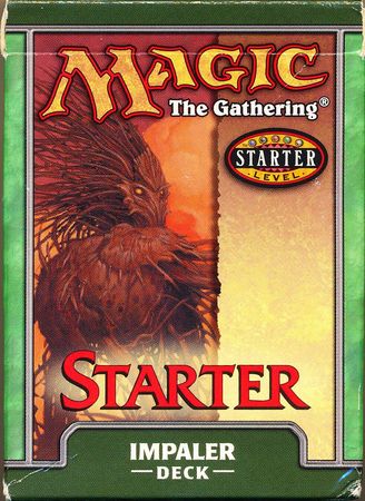 Starter Impaler Preconstructed Unsealed Theme Deck MTG Magic The Gathering Memorabilia Starter Impaler Preconstructed Unsealed Theme Deck MTG Magic The Gathering Memorabilia