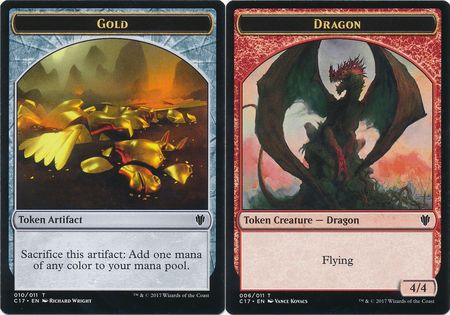 Gold Token 010 Dragon Token 006 C17 Commander 2017 Singles Gold Token 010 Dragon Token 006 C17 Commander 2017 Singles