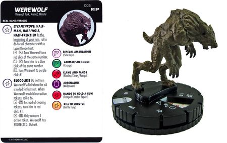 Werewolf 005 WIZKIDS Undead Gravity Feed Heroclix Werewolf 005 WIZKIDS Undead Gravity Feed Heroclix