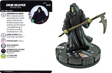 Grim Reaper 007 WIZKIDS Undead Gravity Feed Heroclix Grim Reaper 007 WIZKIDS Undead Gravity Feed Heroclix
