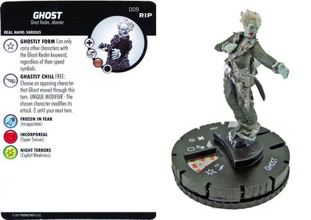 Ghost 009 WIZKIDS Undead Gravity Feed Heroclix Ghost 009 WIZKIDS Undead Gravity Feed Heroclix