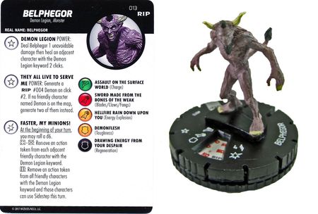 Belphegor 013 WIZKIDS Undead Gravity Feed Heroclix Belphegor 013 WIZKIDS Undead Gravity Feed Heroclix