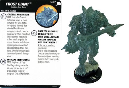 Frost Giant G007 Chase Rare The Mighty Thor Marvel Heroclix Equipment not included The Mighty Thor Singles Frost Giant G007 Chase Rare The Mighty Thor Marvel Heroclix Equipment not included The Mighty Thor Singles