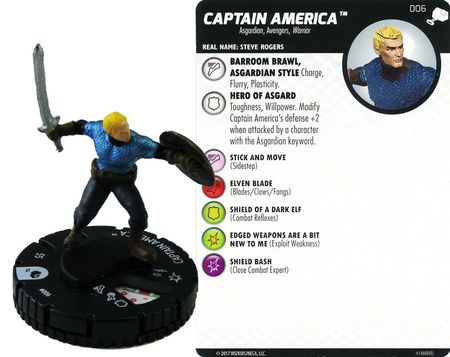 Captain America 006 The Mighty Thor Marvel Heroclix Captain America 006 The Mighty Thor Marvel Heroclix