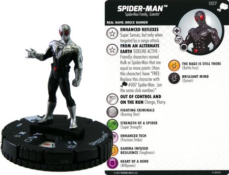 Spider Man 007 The Mighty Thor Marvel Heroclix Spider Man 007 The Mighty Thor Marvel Heroclix