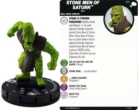 Stone Men of Saturn 011 The Mighty Thor Marvel Heroclix Stone Men of Saturn 011 The Mighty Thor Marvel Heroclix