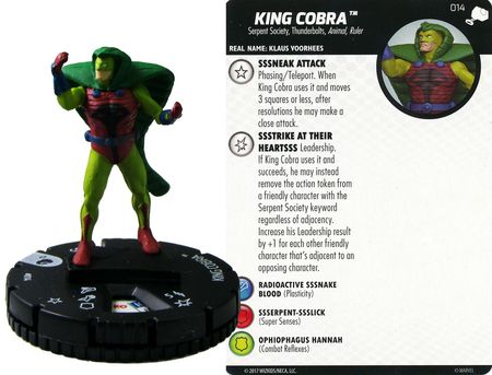King Cobra 014 The Mighty Thor Marvel Heroclix The Mighty Thor Singles King Cobra 014 The Mighty Thor Marvel Heroclix The Mighty Thor Singles