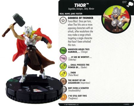 Heroclix Marvel Mighty Thor 3x THOR #018 