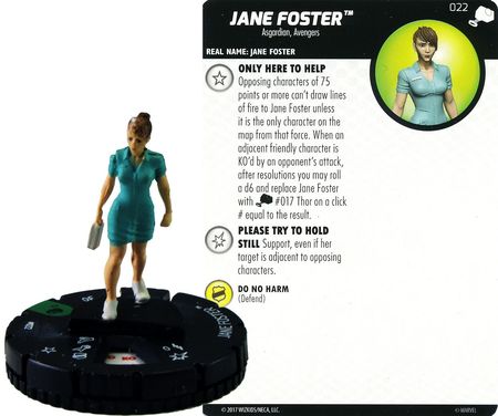 Jane Foster 022 The Mighty Thor Marvel Heroclix Jane Foster 022 The Mighty Thor Marvel Heroclix