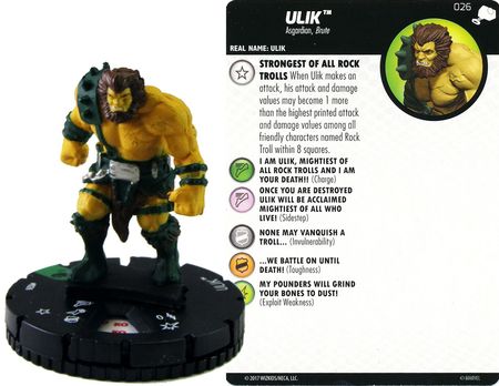 Heroclix Mighty Thor # 026 Ulik