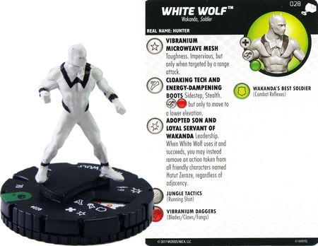 white wolf marvel legends