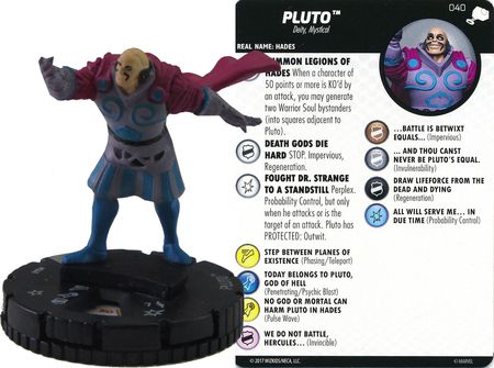 Pluto 040 The Mighty Thor Marvel Heroclix Pluto 040 The Mighty Thor Marvel Heroclix
