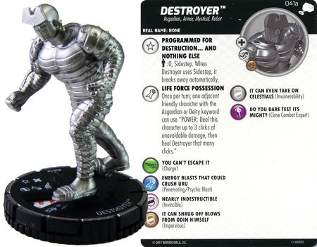Destroyer 041a The Mighty Thor Marvel Heroclix Destroyer 041a The Mighty Thor Marvel Heroclix