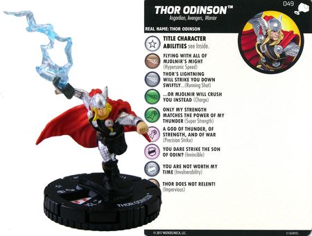 The Mighty Thor Hela #053a The Mighty Thor Marvel Heroclix NM Marvel