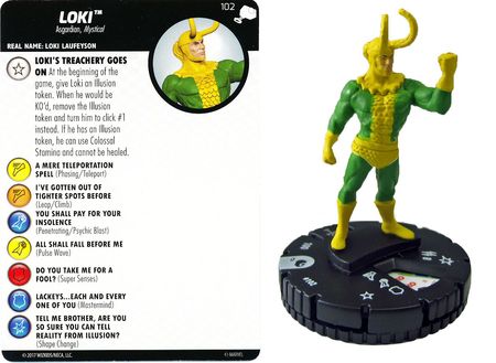 Loki 102 The Mighty Thor Marvel Heroclix The Mighty Thor Singles Loki 102 The Mighty Thor Marvel Heroclix The Mighty Thor Singles
