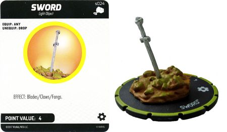 Sword s024 Chase Rare The Mighty Thor Marvel Heroclix The Mighty Thor Singles Sword s024 Chase Rare The Mighty Thor Marvel Heroclix The Mighty Thor Singles