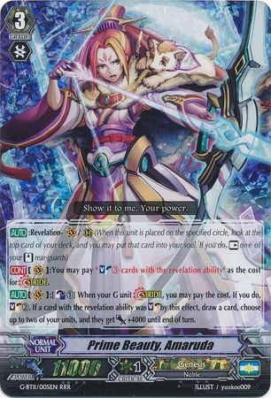 Prime Beauty Amaruda G BT11 005EN Triple Rare RRR G Booster Set 11 Demonic Advent Singles Prime Beauty Amaruda G BT11 005EN Triple Rare RRR G Booster Set 11 Demonic Advent Singles