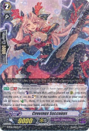 Covetous Succubus G BT11 041EN Rare R Covetous Succubus G BT11 041EN Rare R