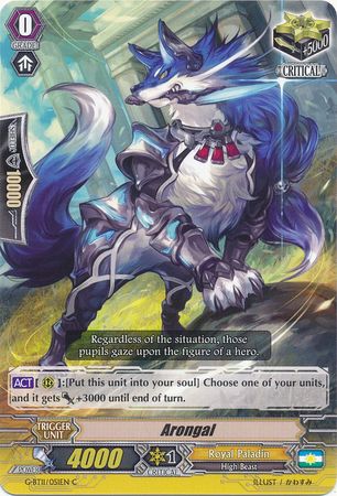 Arongal G BT11 051EN Common C G Booster Set 11 Demonic Advent Singles Arongal G BT11 051EN Common C G Booster Set 11 Demonic Advent Singles