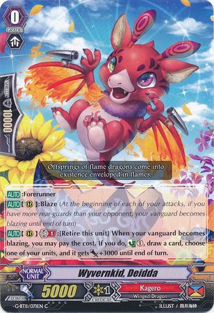 Wyvernkid Deidda G BT11 071EN Common C G Booster Set 11 Demonic Advent Singles Wyvernkid Deidda G BT11 071EN Common C G Booster Set 11 Demonic Advent Singles