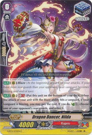 Dragon Dancer Nilda G BT11 075EN Common C Dragon Dancer Nilda G BT11 075EN Common C