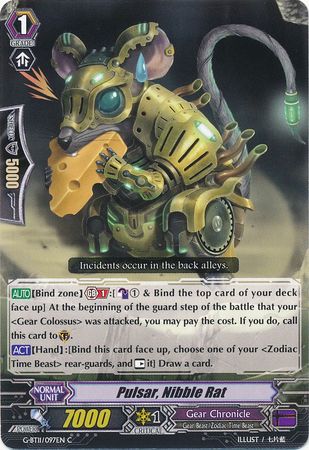 Pulsar Nibble Rat G BT11 097EN Common C Pulsar Nibble Rat G BT11 097EN Common C