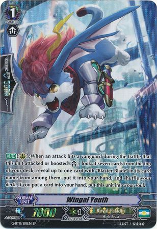 Wingal Youth G BT11 S18EN Special Parallel SP G Booster Set 11 Demonic Advent Singles Wingal Youth G BT11 S18EN Special Parallel SP G Booster Set 11 Demonic Advent Singles