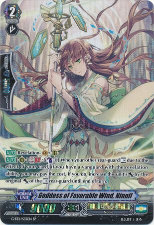 Goddess of Favorable Wind Ninnil G BT11 S35EN Special Parallel SP G Booster Set 11 Demonic Advent Singles Goddess of Favorable Wind Ninnil G BT11 S35EN Special Parallel SP G Booster Set 11 Demonic Advent Singles