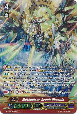 Metapulsar Avenir Phoenix G BT11 S09EN Special Parallel SP Metapulsar Avenir Phoenix G BT11 S09EN Special Parallel SP