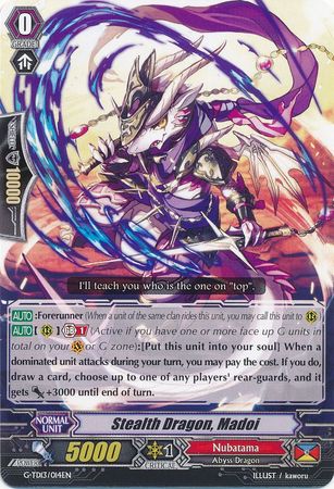 Stealth Dragon Madoi G TD13 014EN G Trial Deck 13 Evil Eye Sovereign Singles Stealth Dragon Madoi G TD13 014EN G Trial Deck 13 Evil Eye Sovereign Singles