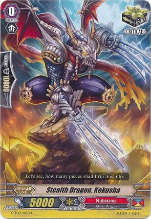 Stealth Dragon Kokusha G TD13 015EN G Trial Deck 13 Evil Eye Sovereign Singles Stealth Dragon Kokusha G TD13 015EN G Trial Deck 13 Evil Eye Sovereign Singles