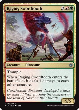 Raging Swordtooth 226 279 Ixalan Singles Raging Swordtooth 226 279 Ixalan Singles