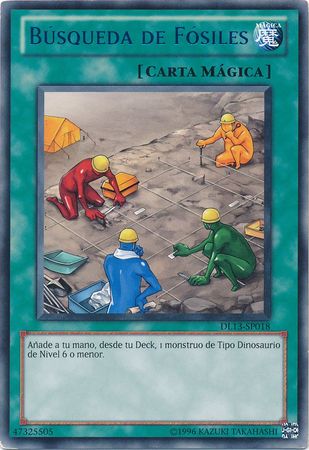Busqueda de Fosiles DL13 SP018 Rare Unlimited Spanish Yugioh Cards Busqueda de Fosiles DL13 SP018 Rare Unlimited Spanish Yugioh Cards
