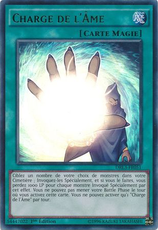 Charge de l 302 222Ame DRL3 FR051 Ultra Rare 1st Edition French Yugioh Cards Charge de l 302 222Ame DRL3 FR051 Ultra Rare 1st Edition French Yugioh Cards