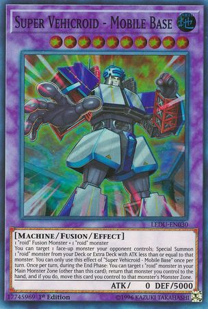 Super Vehicroid Mobile Base LEDU EN030 Super Rare 1st Edition Super Vehicroid Mobile Base LEDU EN030 Super Rare 1st Edition
