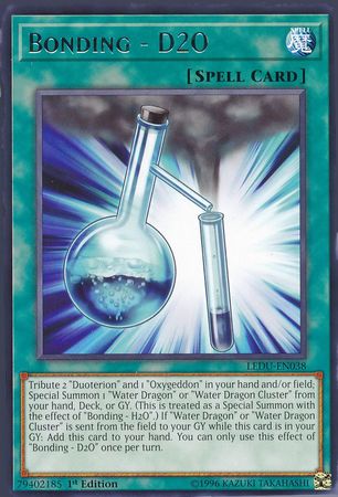 Bonding D2O LEDU EN038 Rare 1st Edition Bonding D2O LEDU EN038 Rare 1st Edition