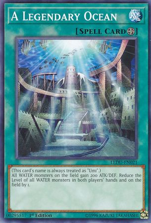 A Legendary Ocean LEDU EN021 Common 1st Edition Legendary Duelists Singles A Legendary Ocean LEDU EN021 Common 1st Edition Legendary Duelists Singles