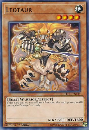 Leotaur LEDU EN045 Common 1st Edition Legendary Duelists Singles Leotaur LEDU EN045 Common 1st Edition Legendary Duelists Singles